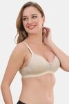 Prettycat Lightly Padded Non-Wire T-Shirt Bra - Beige — thumbnail 4
