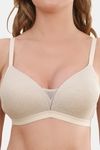 Prettycat Lightly Padded Non-Wire T-Shirt Bra - Beige — thumbnail 6
