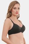 Prettycat Lightly Padded Non-Wire T-Shirt Bra - Black — thumbnail 3