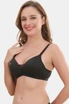 Prettycat Lightly Padded Non-Wire T-Shirt Bra - Black — thumbnail 4