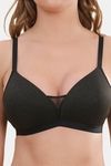 Prettycat Lightly Padded Non-Wire T-Shirt Bra - Black — thumbnail 6