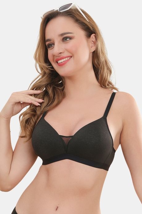 PrettyCat Deep Cut Nonwire Plunge Bra For Women — image 7