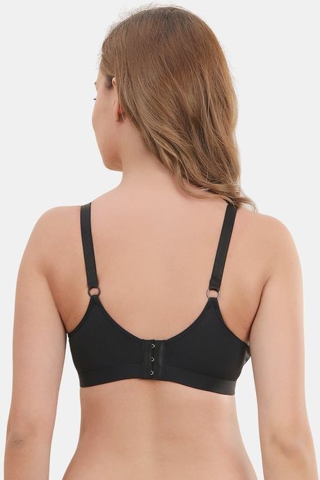 Prettycat Lightly Padded Non-Wire Lace T-Shirt Bra - Black — image 2