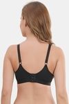 Prettycat Lightly Padded Non-Wire Lace T-Shirt Bra - Black — thumbnail 2