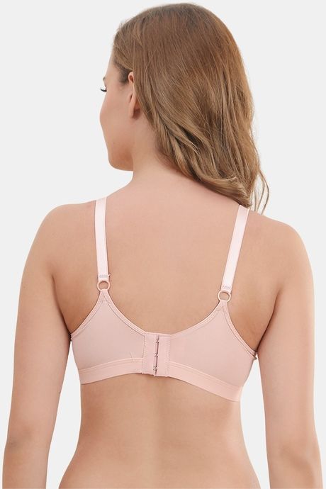 Prettycat Lightly Padded Non-Wire Lace T-Shirt Bra - Pink — image 2