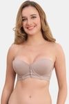 Prettycat Smooth Finish Seamless Strapless T-Shirt Bra - Beige — thumbnail 1