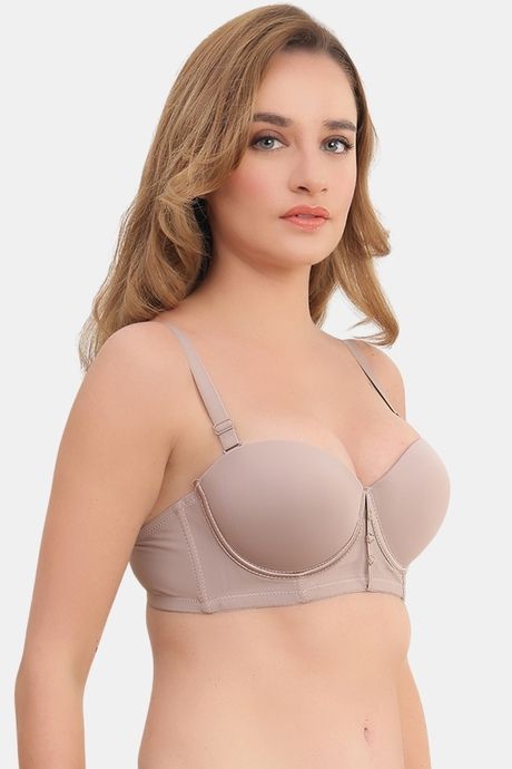 Prettycat Smooth Finish Seamless Strapless T-Shirt Bra - Beige — image 4