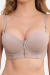 Prettycat Smooth Finish Seamless Strapless T-Shirt Bra - Beige — thumbnail 6