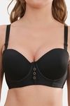 Prettycat Smooth Finish Seamless Strapless T-Shirt Bra - Black — thumbnail 6