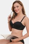 Prettycat Smooth Finish Seamless Strapless T-Shirt Bra - Black — thumbnail 7