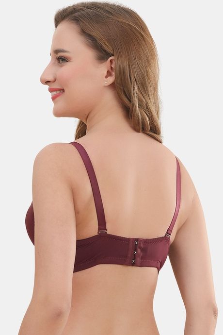 Prettycat Smooth Finish Seamless Strapless T-Shirt Bra - Wine — image 2