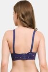 Prettycat Lightly Padded Underwire Printed T-Shirt Bra - Blue — thumbnail 2