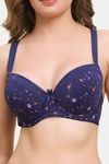 Prettycat Lightly Padded Underwire Printed T-Shirt Bra - Blue — thumbnail 7