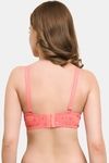 Prettycat Lightly Padded Underwire Printed T-Shirt Bra - Orange — thumbnail 2
