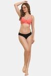 Prettycat Lightly Padded Underwire Printed T-Shirt Bra - Orange — thumbnail 5