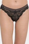 PrettyCat Low Rise Half Coverage Bikini Panty - Black — thumbnail 1