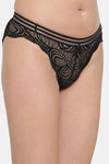 PrettyCat Low Rise Half Coverage Bikini Panty - Black — thumbnail 2
