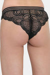 PrettyCat Low Rise Half Coverage Bikini Panty - Black — thumbnail 4