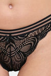 PrettyCat Low Rise Half Coverage Bikini Panty - Black — thumbnail 6