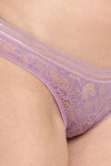PrettyCat Low Rise Half Coverage Bikini Panty - Mauve — thumbnail 6