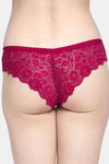 PrettyCat Medium Rise Half Coverage Bikini Panty - Maroon — thumbnail 3