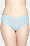 PrettyCat Medium Rise Half Coverage Bikini Panty - Blue — thumbnail 1
