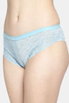 PrettyCat Medium Rise Half Coverage Bikini Panty - Blue — thumbnail 2