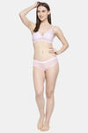PrettyCat Medium Rise Half Coverage Bikini Panty - Pink — thumbnail 4
