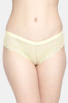 PrettyCat Medium Rise Half Coverage Bikini Panty - Yellow — thumbnail 1