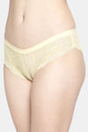 PrettyCat Medium Rise Half Coverage Bikini Panty - Yellow — thumbnail 2
