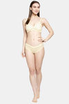 PrettyCat Medium Rise Half Coverage Bikini Panty - Yellow — thumbnail 4