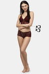 PrettyCat Low Rise Full Coverage Boyshort - Brown — thumbnail 4
