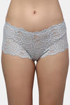PrettyCat Low Rise Full Coverage Boyshort - Grey — thumbnail 1