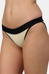 PrettyCat Low Rise Half Coverage Thong - Yellow — thumbnail 2