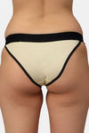 PrettyCat Low Rise Half Coverage Thong - Yellow — thumbnail 3
