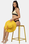 PrettyCat Low Rise Half Coverage Thong - Yellow — thumbnail 4