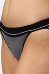 PrettyCat Low Rise Half Coverage Thong - Grey — thumbnail 5