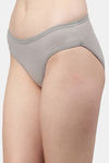 PrettyCat Medium Rise Half Coverage Bikini Panty - Grey — thumbnail 2