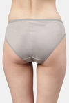 PrettyCat Medium Rise Half Coverage Bikini Panty - Grey — thumbnail 3