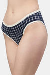 PrettyCat Medium Rise Half Coverage Bikini Panty - Blue — thumbnail 2