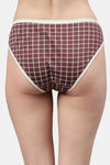 PrettyCat Medium Rise Half Coverage Bikini Panty - Brown — thumbnail 2
