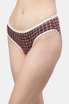 PrettyCat Medium Rise Half Coverage Bikini Panty - Brown — thumbnail 3