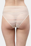 PrettyCat Medium Rise Half Coverage Bikini Panty - Beige — thumbnail 3
