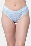 PrettyCat Medium Rise Half Coverage Bikini Panty - Blue — thumbnail 1