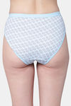 PrettyCat Medium Rise Half Coverage Bikini Panty - Blue — thumbnail 2