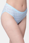 PrettyCat Medium Rise Half Coverage Bikini Panty - Blue — thumbnail 4