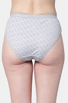 PrettyCat Medium Rise Half Coverage Bikini Panty - Grey — thumbnail 2