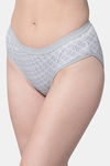 PrettyCat Medium Rise Half Coverage Bikini Panty - Grey — thumbnail 3