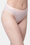 PrettyCat Medium Rise Half Coverage Bikini Panty - Peach — thumbnail 3