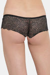 PrettyCat Medium Rise Half Coverage Bikini Panty - Black — thumbnail 4